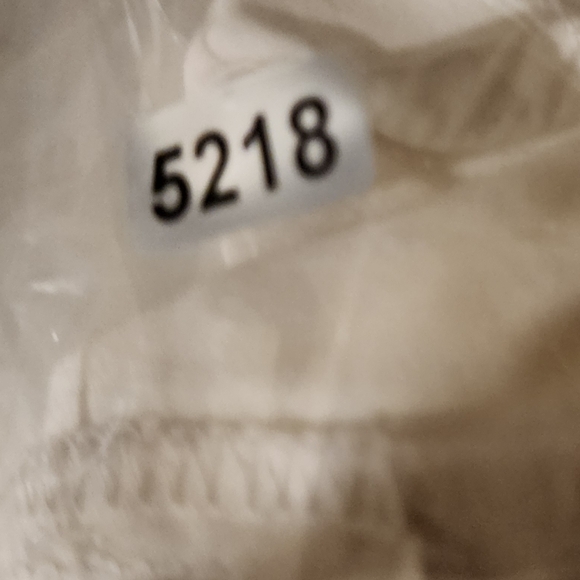 Alex and Parker Withe with Golden Shoes Tie Neck Boho Blouse size L - Picture 12 of 12